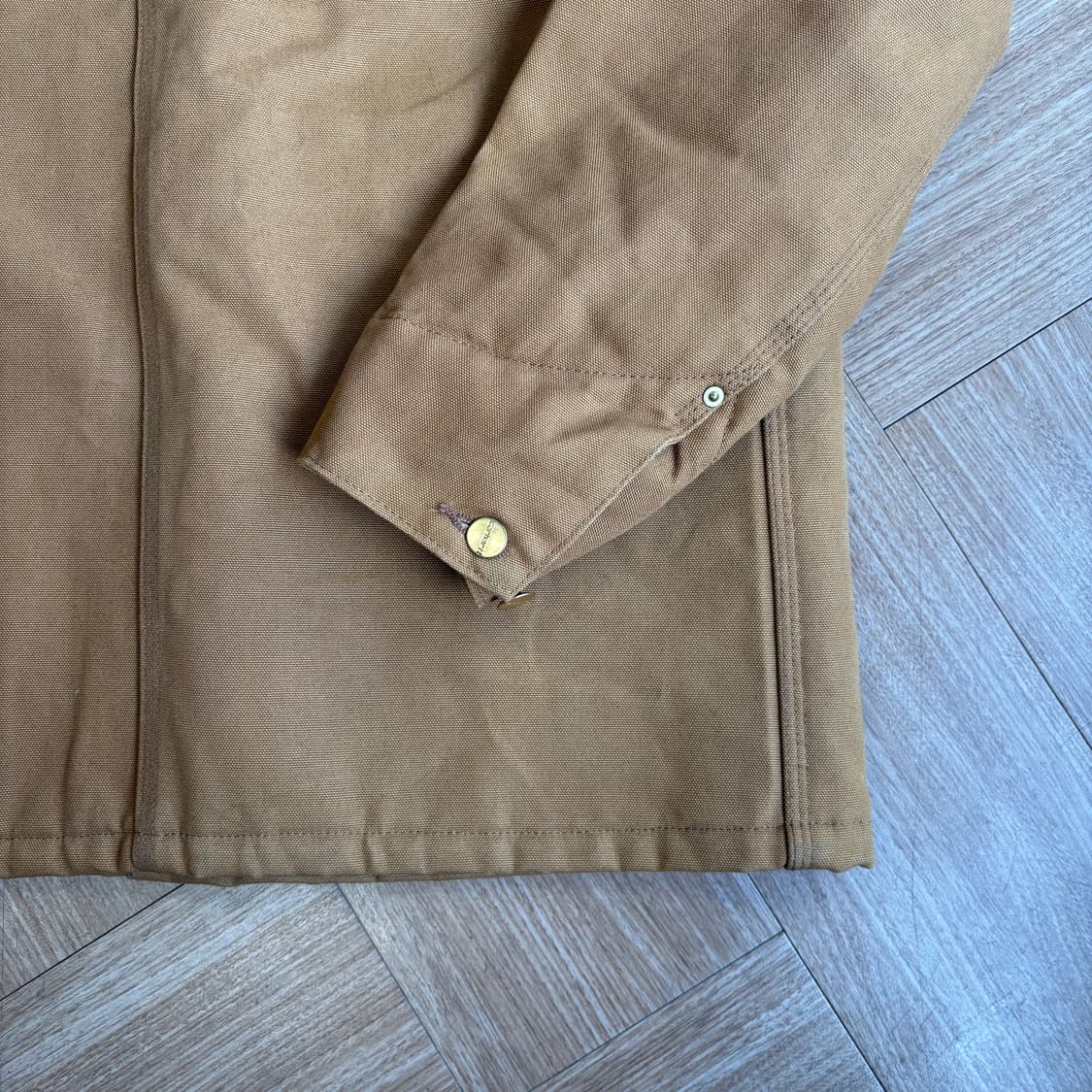 칼하트 C001 브라운 초어 자켓 상품이미지7