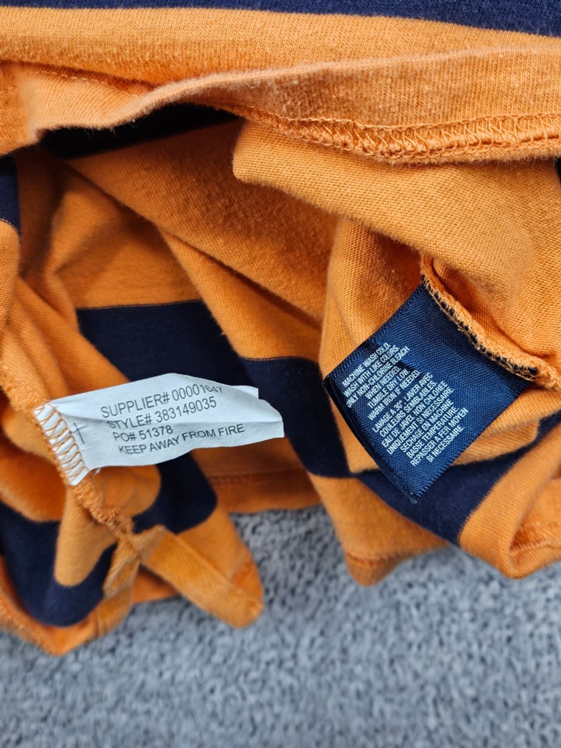 폴로랄프로렌 스트라이프 럭비 티셔츠 ( XL ) / 11662 상품이미지10