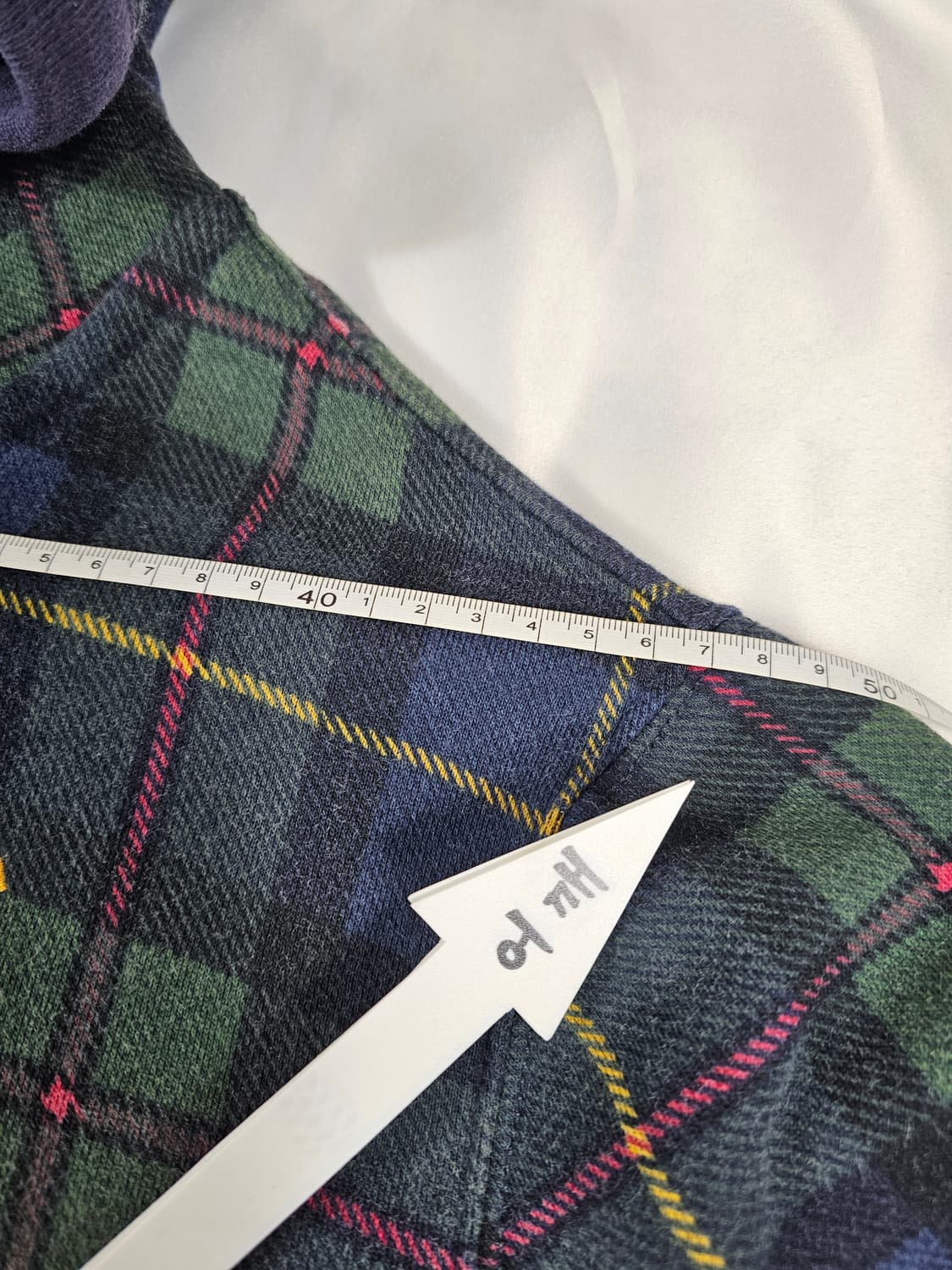 폴로타탄체크빅포니후드집업 상품이미지6