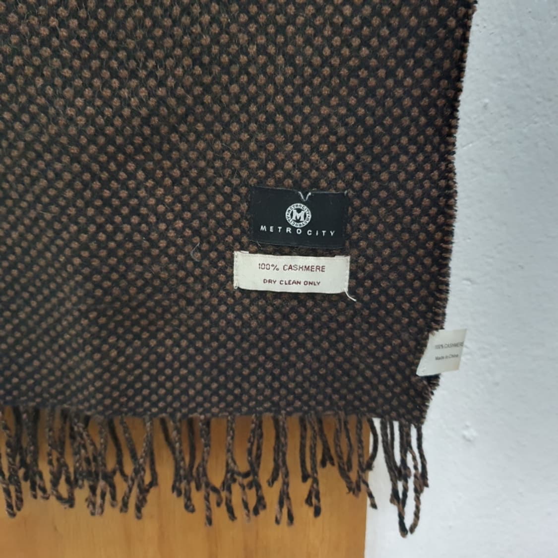 메트로시티 100% 캐시미어 머플러 상품이미지2