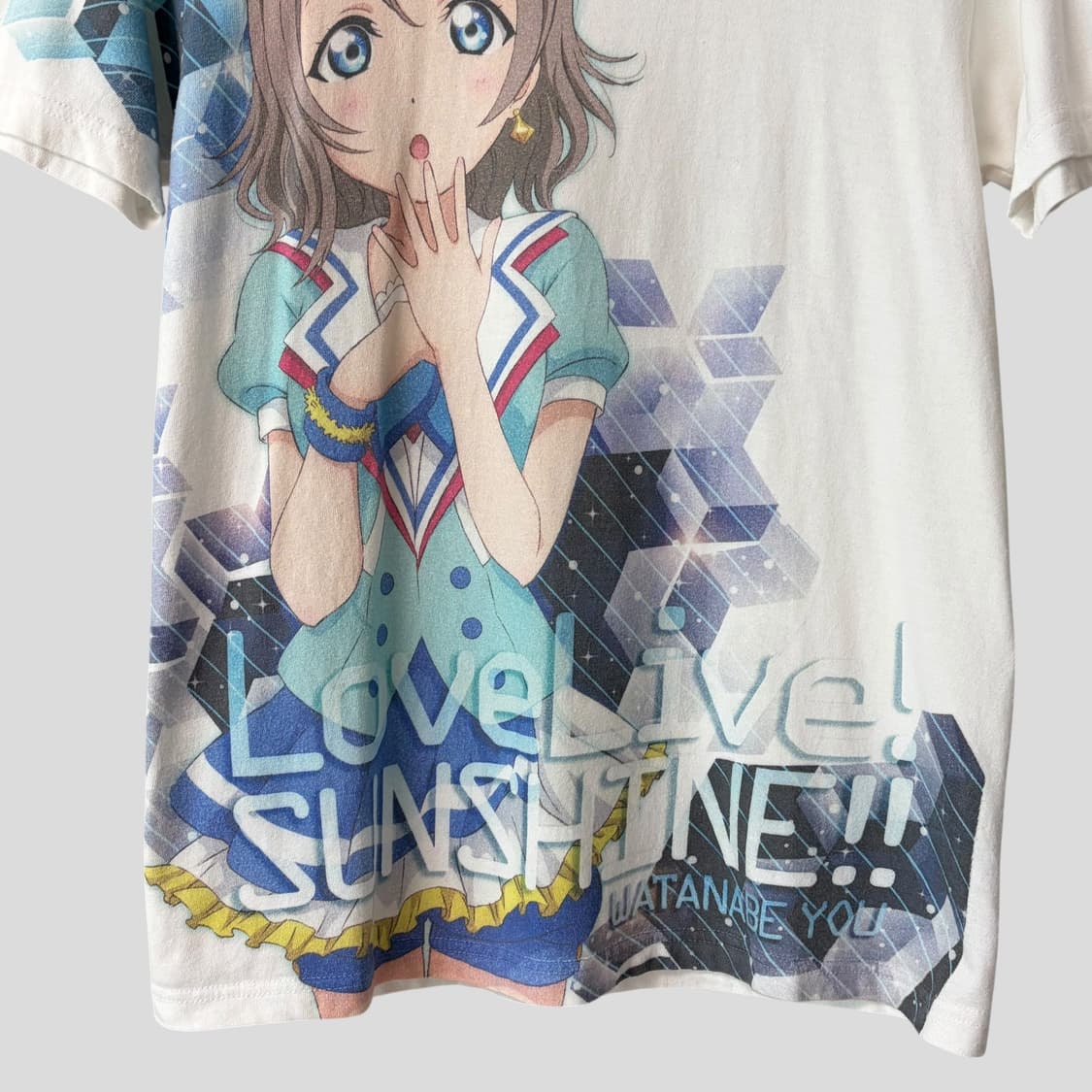(S)LOVE LIVE 러브라이브 와타나베 요우 반팔티셔츠 상품이미지4