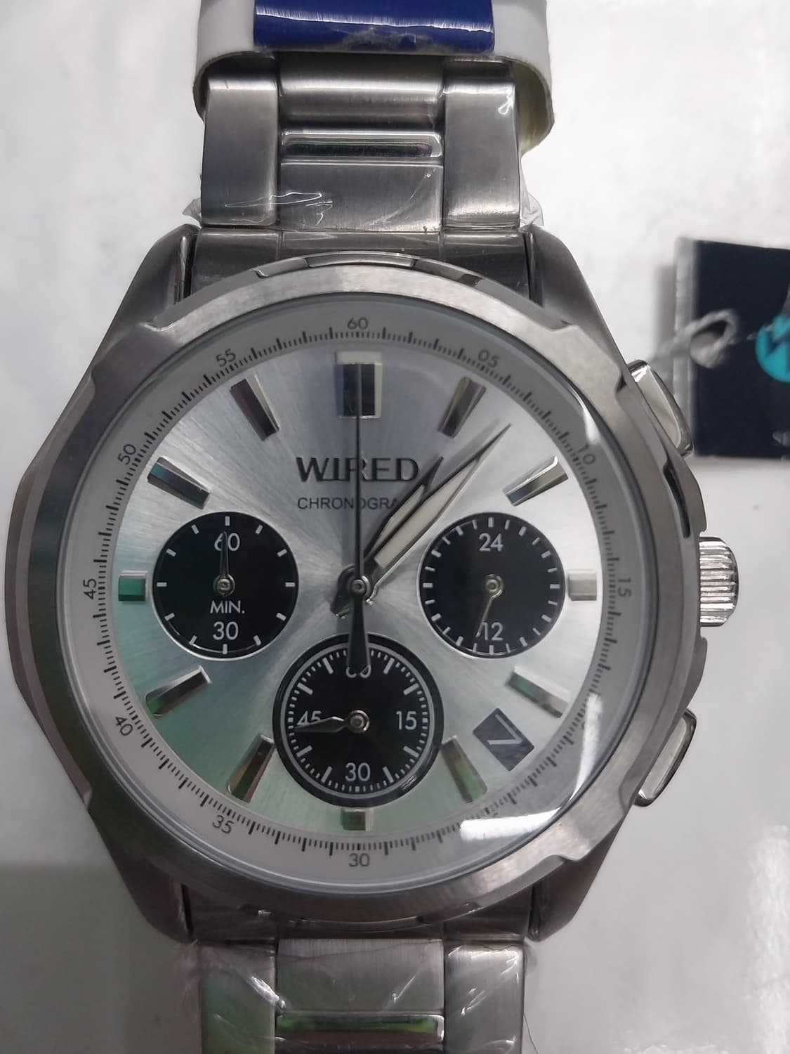 (새상품) seiko 와이어드 크로노그래프 메탈 시계 상품이미지2