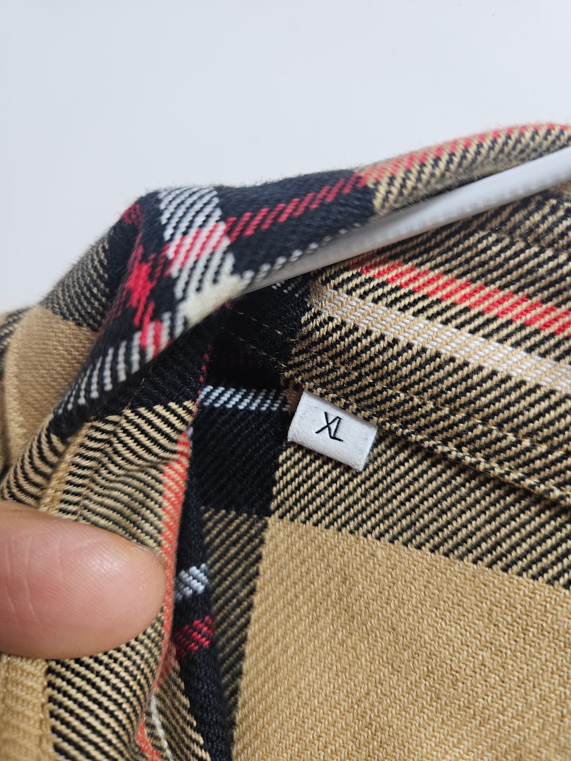 [XL] 산드로옴므 체크셔츠 팝니다. 상품이미지4