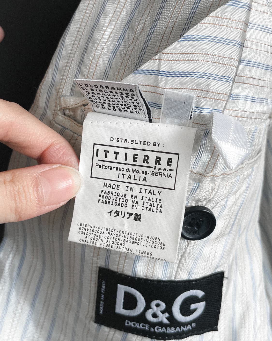 돌체앤가바나 90’s 더블버튼 마린 피코트 상품이미지9