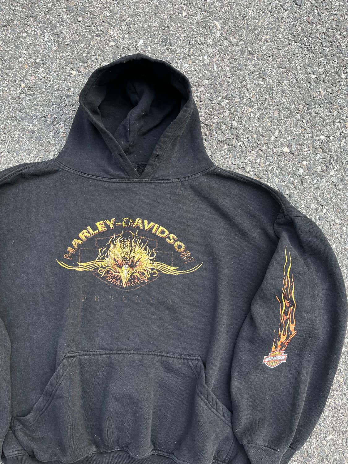 3XL) Harley Davidson Flame Hoodie 상품이미지2
