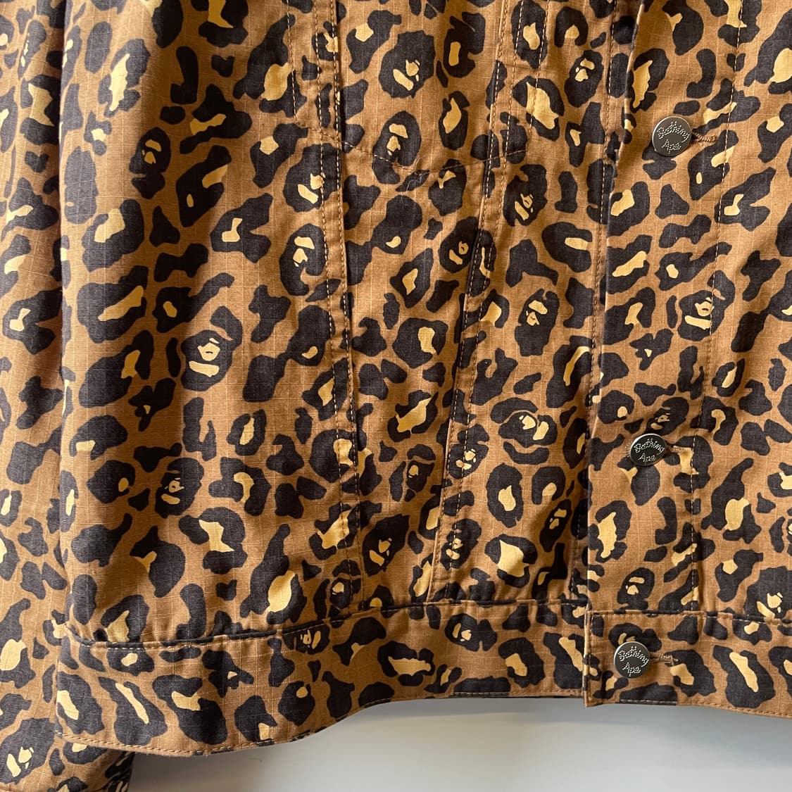 베이프 황계 레오파드 트러커 자켓 상품이미지7