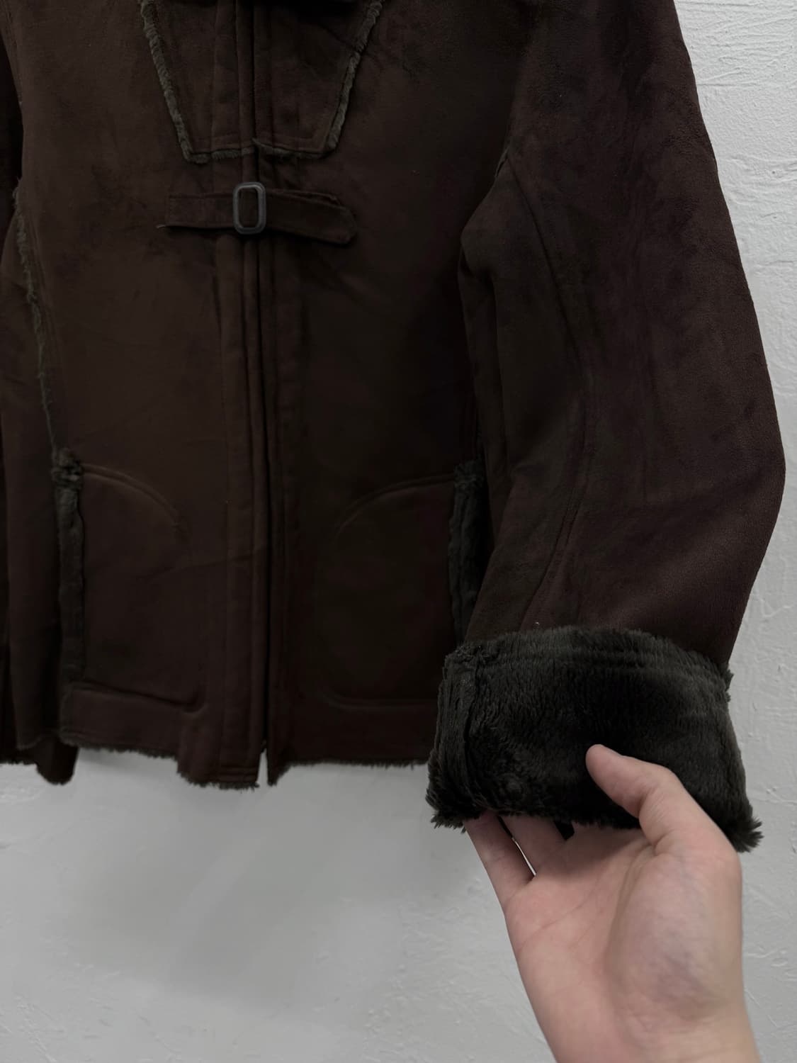 comme ca ism 후드 무스탕 상품이미지3