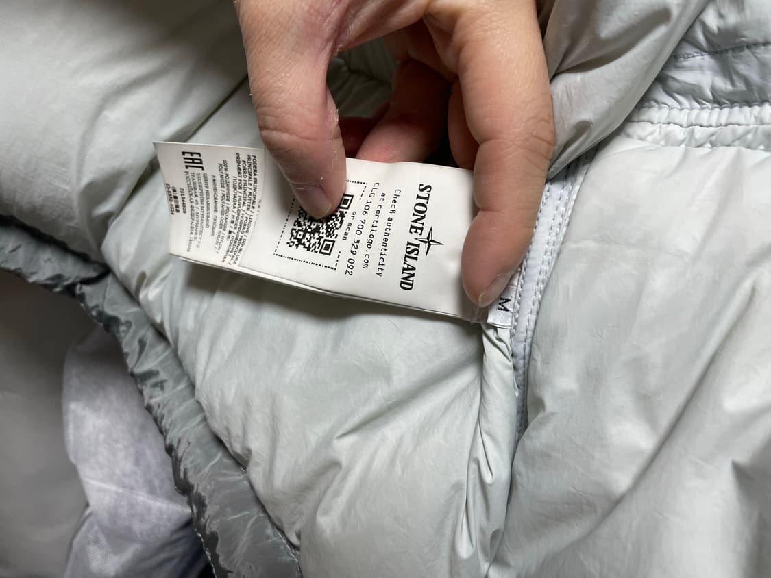 [M사이즈] 21FW 스톤아일랜드 나일론 메탈 다운 패딩 자켓 상품이미지8