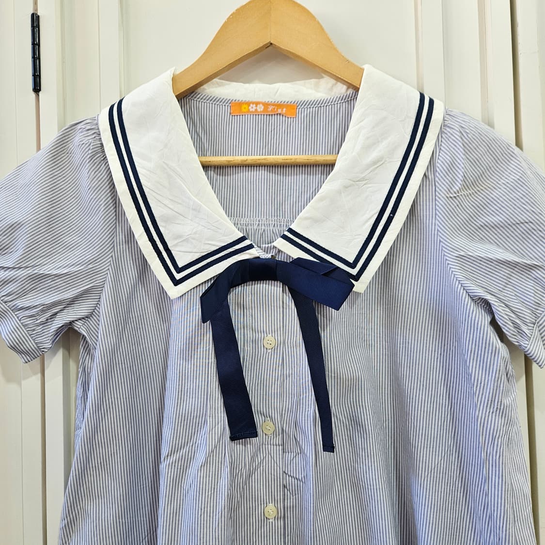 세일러카라 스트라이프 원피스 상품이미지3