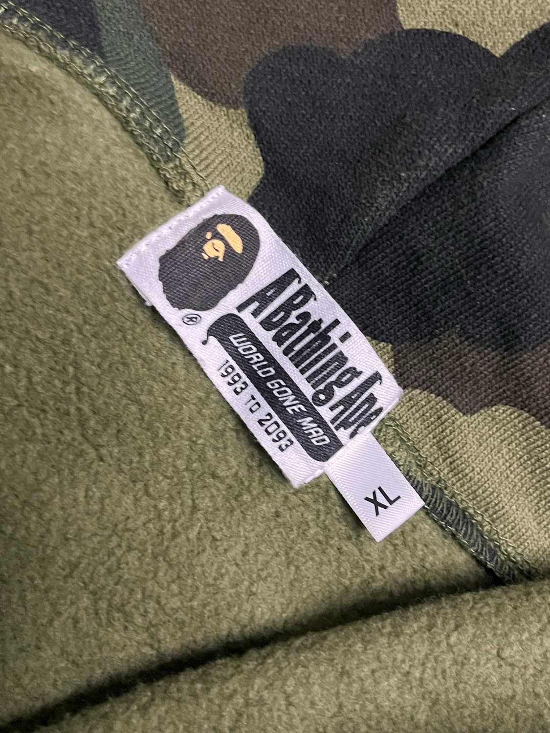 새상품급)베이프 녹계 샤크 후드집업  상품이미지3