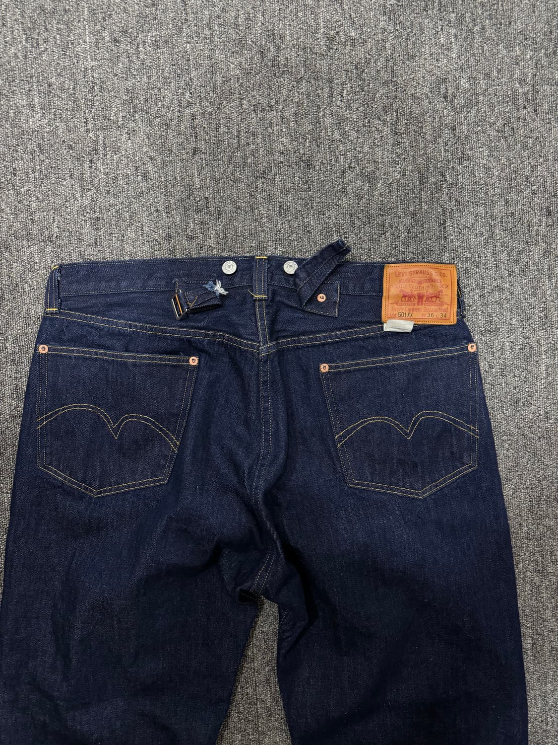 새상품) LVC 리바이스 33501 셀비지 신치백 데님 36/34 상품이미지6