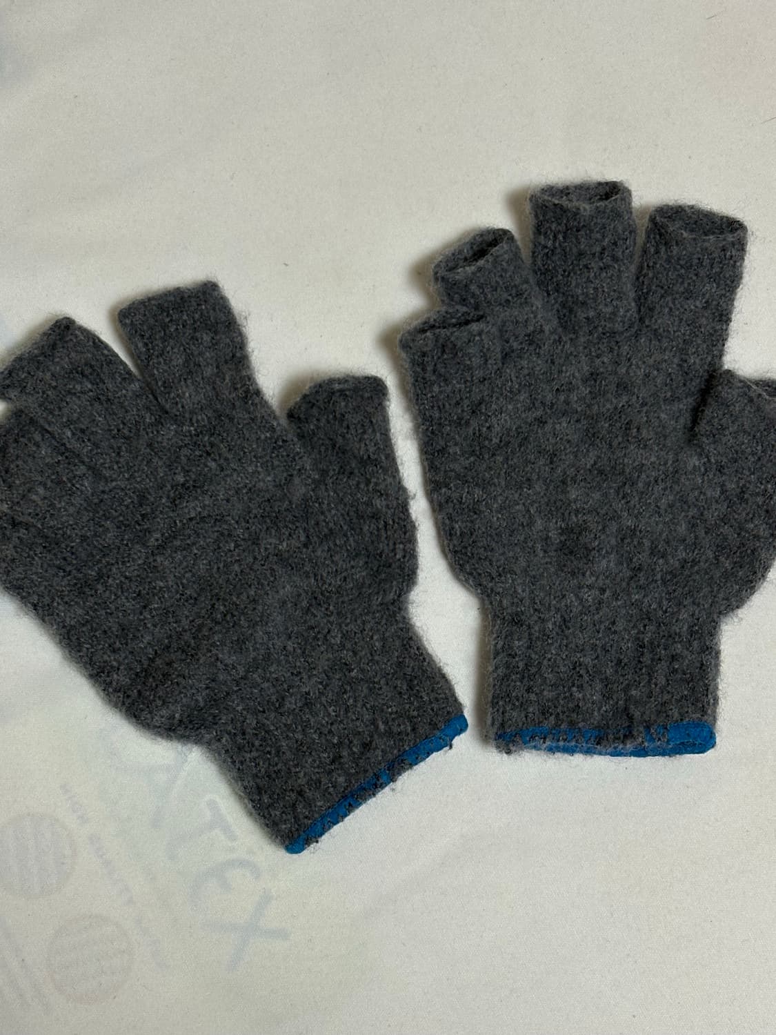 아트이프액츠 템베아 핑거리스 장갑 블루 그레이 상품이미지3