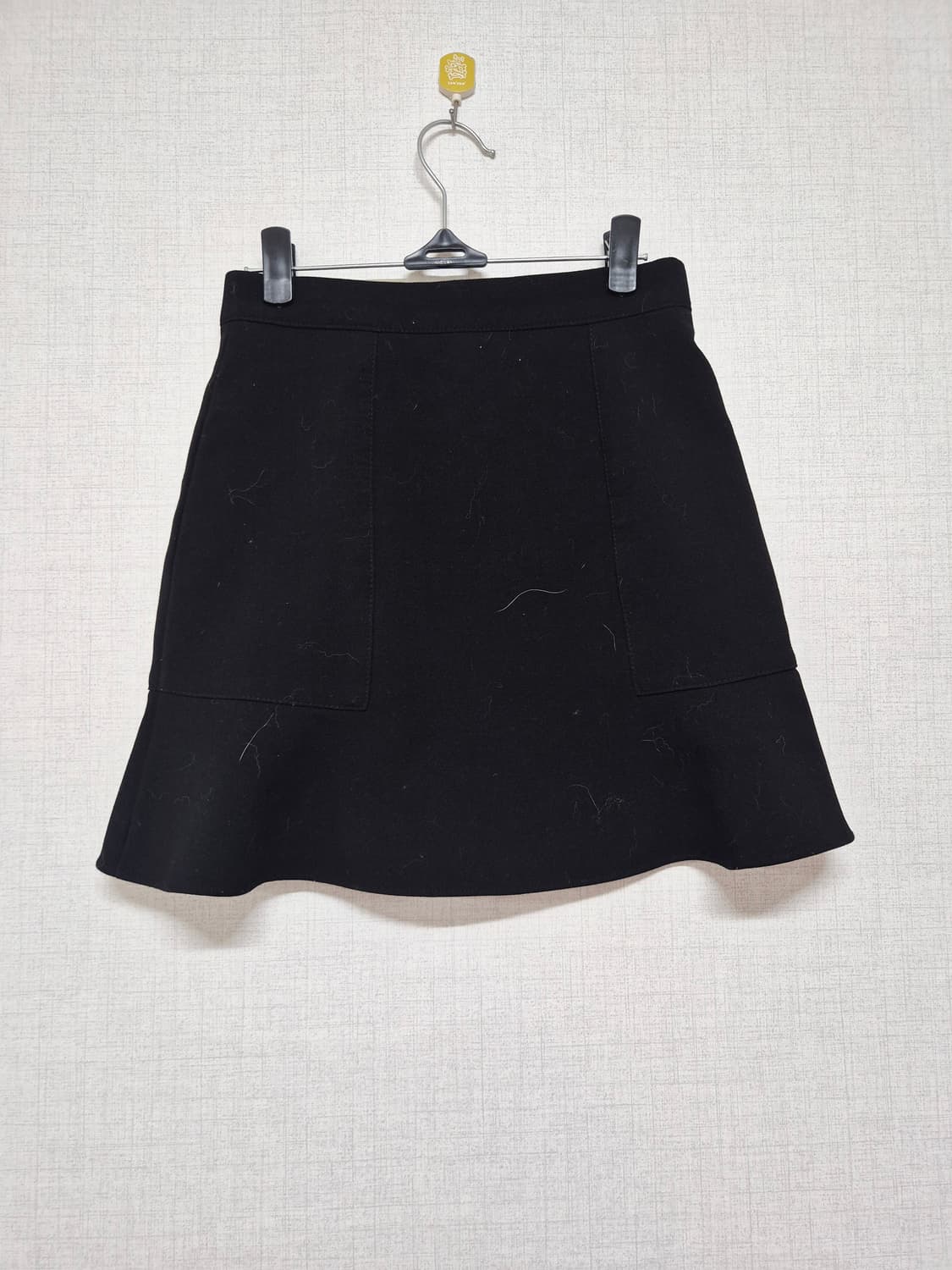 블랙 플레어 미니 스커트 상품이미지1