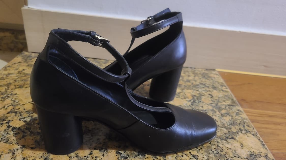 앤아더스토리즈 블랙 T스트랩 하이힐 구두 240 상품이미지3