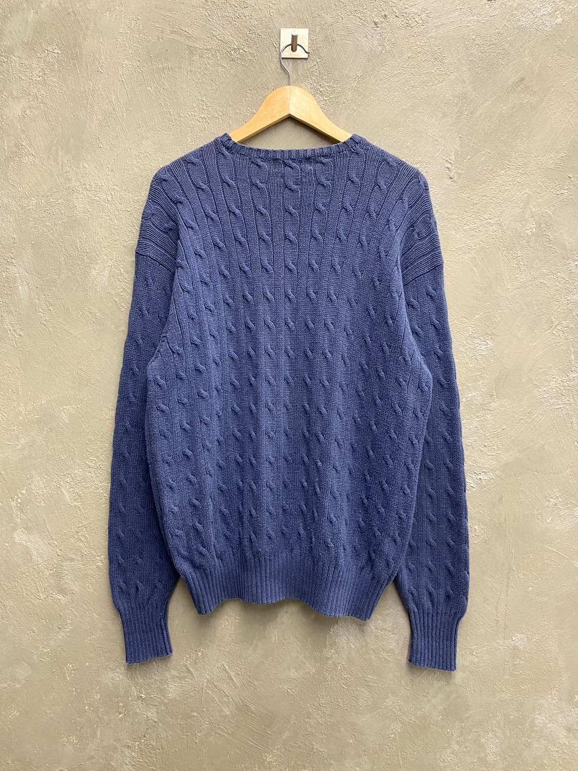 [100] 90-00s Polo 폴로 랄프로렌 코튼 케이블 니트 상품이미지4