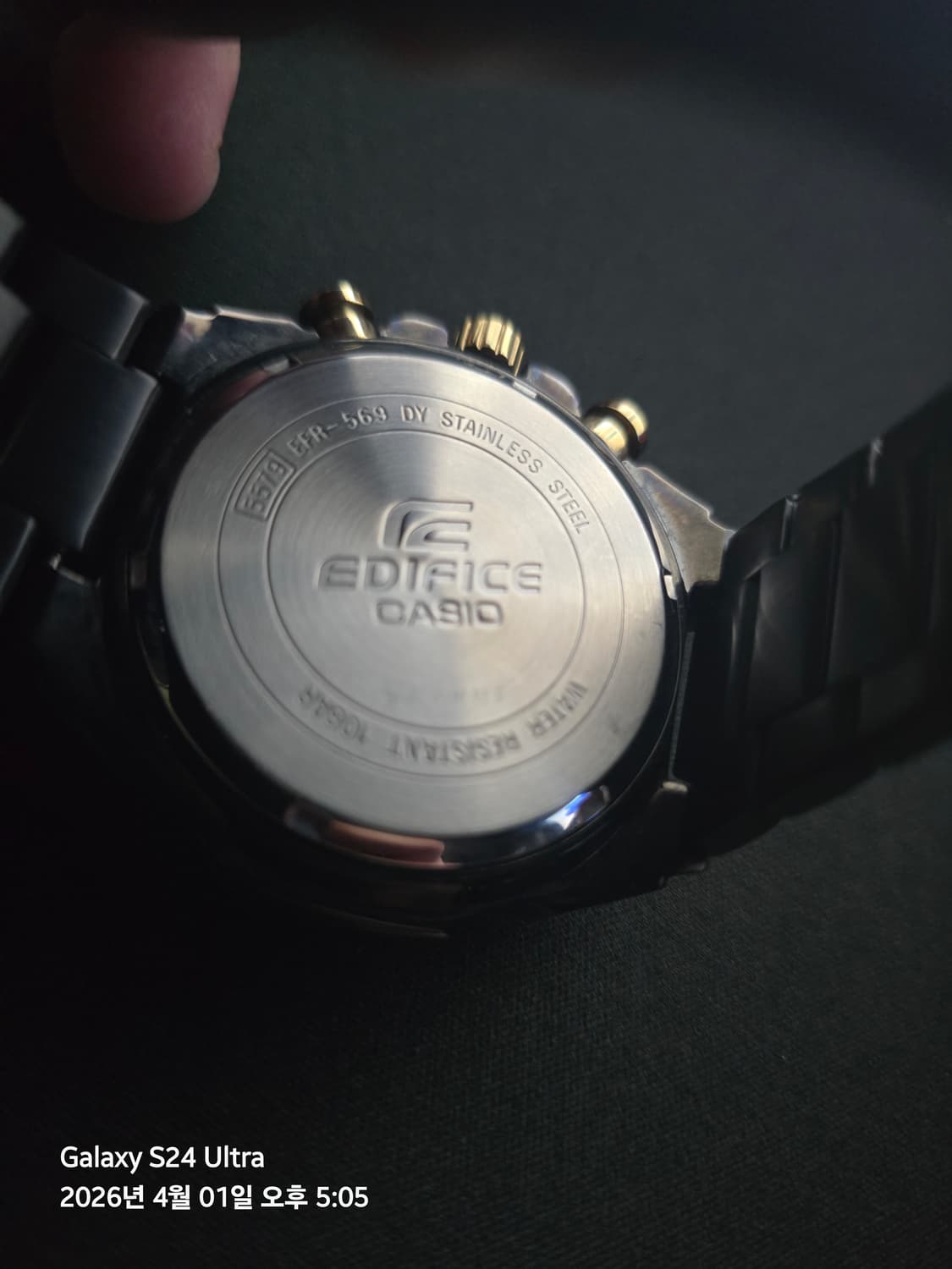 카시오 에디피스 EFR-569DC-1AV 판매 상품이미지2