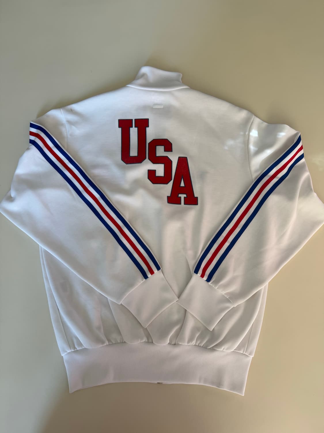 (110)아디다스 흰색 미국 국기 트랙탑 상품이미지2