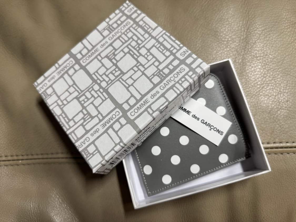comme des garcons 도트 지퍼 월렛 상품이미지7