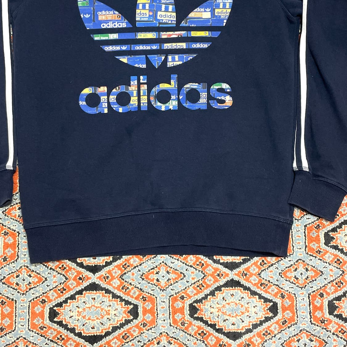 아디다스 파이어버드 프린팅 네이비 맨투맨 남성95 상품이미지3