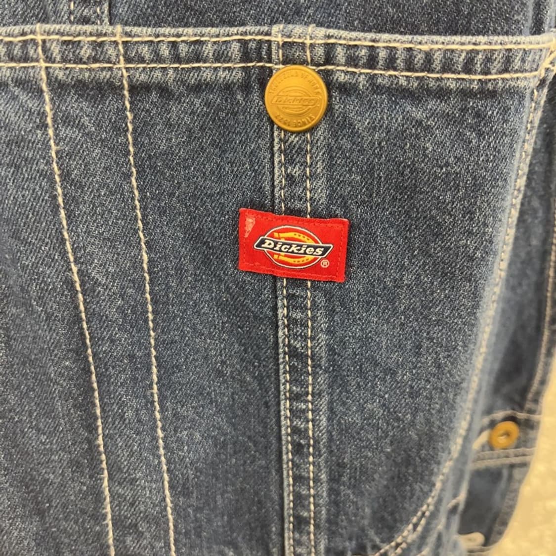 디키즈 빈티지 캐주얼 오버롤 멜빵 데님 점프수트 L C09195 상품이미지6