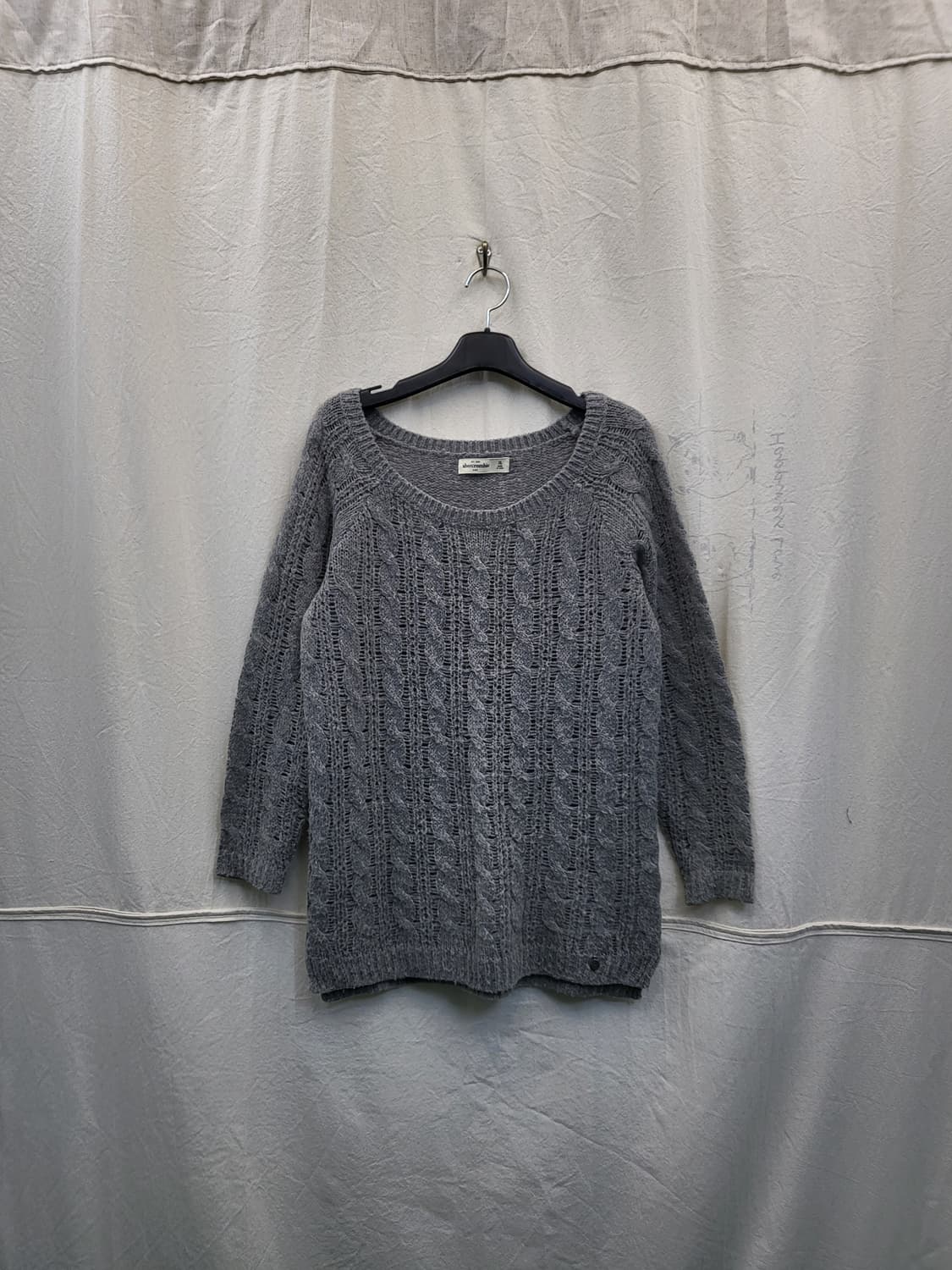 아베크롬비 케이블 니트 스웨터 그레이 상품이미지1