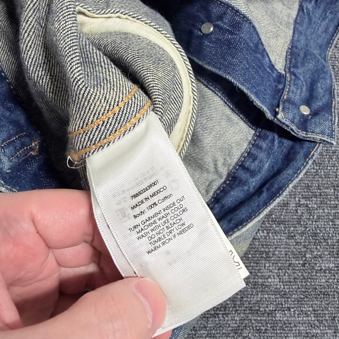 데님앤서플라이 랄프로렌 데님 트러커 자켓 상품이미지5