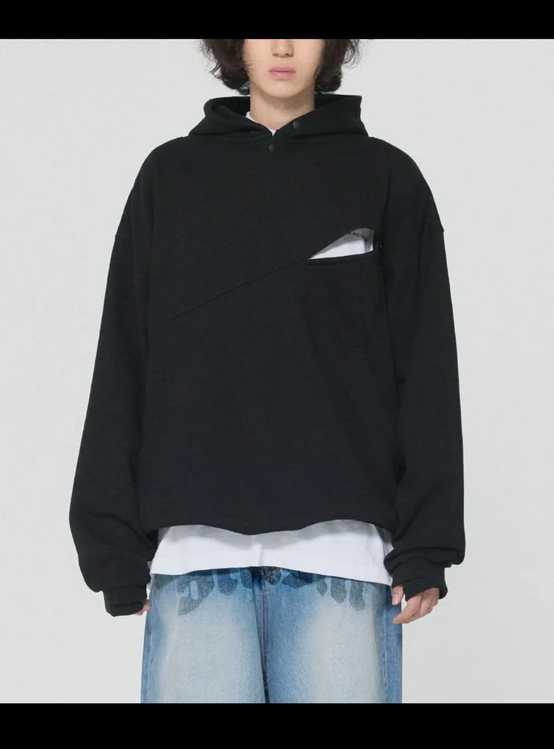 스키즘인듀싱 블랙 후드티  상품이미지3