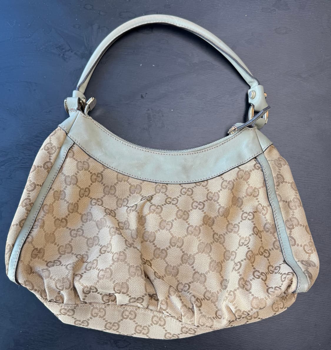 구찌 GG자가드 D링 호보 토트백 겸 숄더백(정품) 상품이미지4