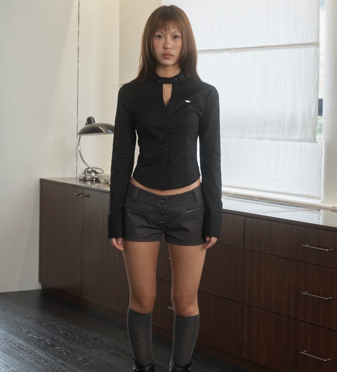 Toh Dugati biker shir 블랙 상품이미지3
