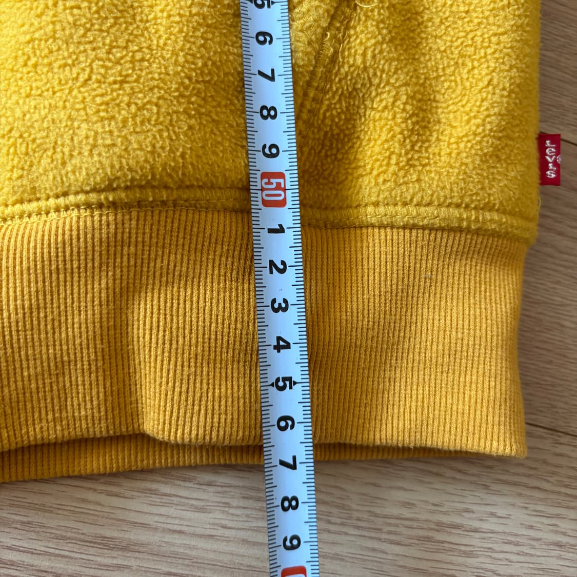 리바이스 아동용 옐로우 후리스 집업 상품이미지8