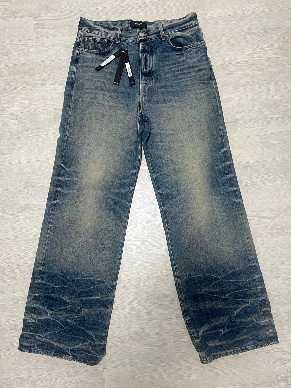 Amiri 인디고 블루 와시커링 데님 상품이미지2