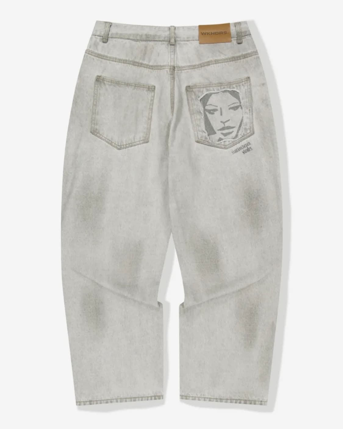 위캔더스 WKNDRS face denim pants (s.gray) M 상품이미지1