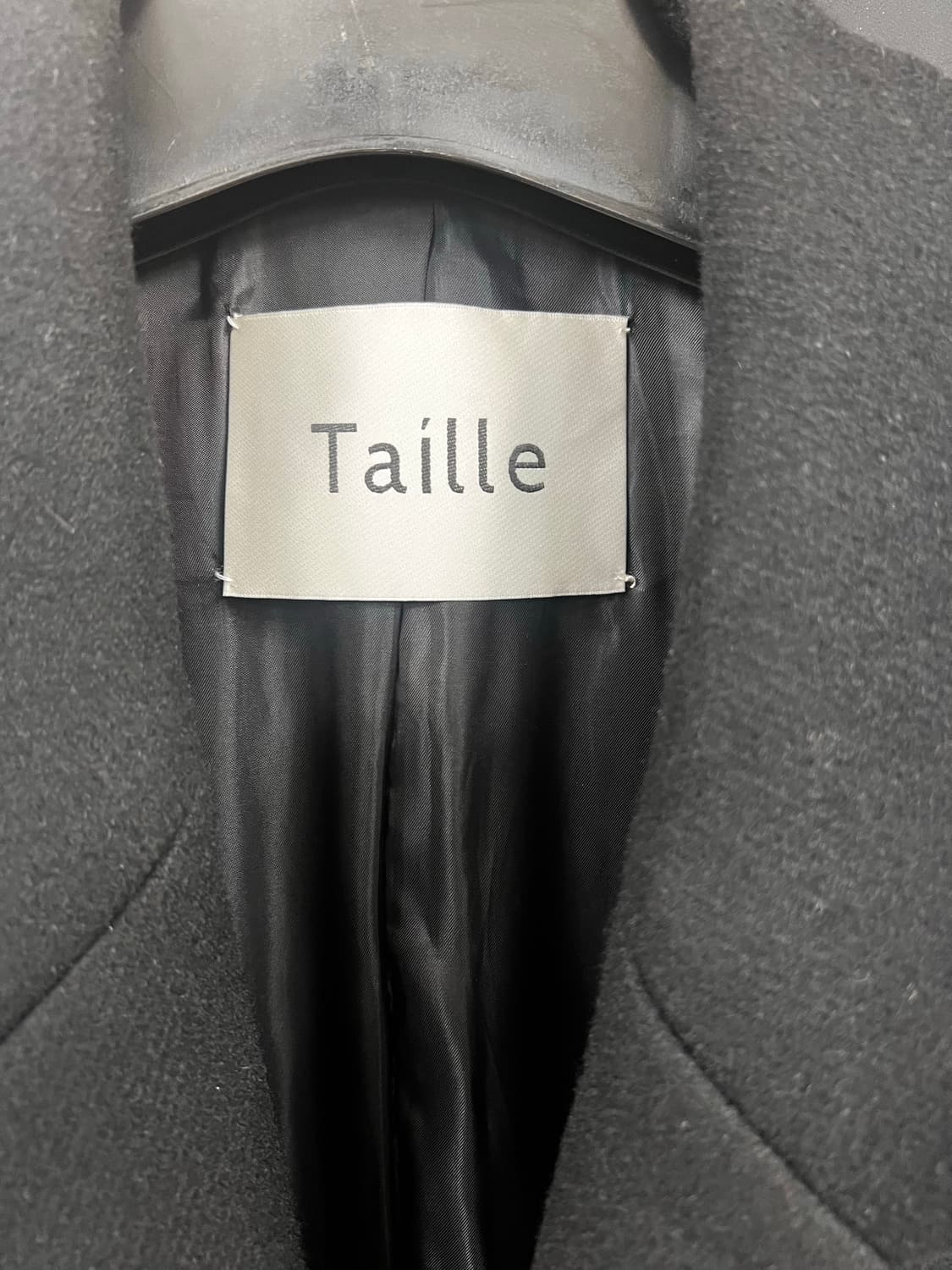 타일레 23fw 싱글 코트 블랙 2사이즈 상품이미지2