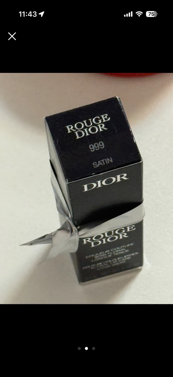 디올 루즈 립스틱 999 새상품 미사용 미개봉 상품이미지3