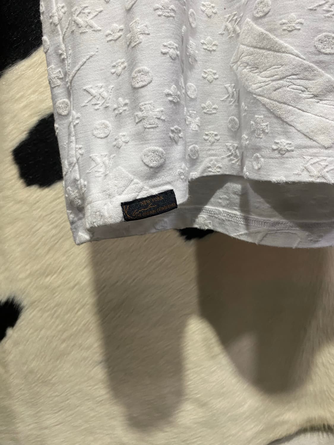 Karl kani kk이니셜 엠보 반팔 티셔츠 상품이미지5