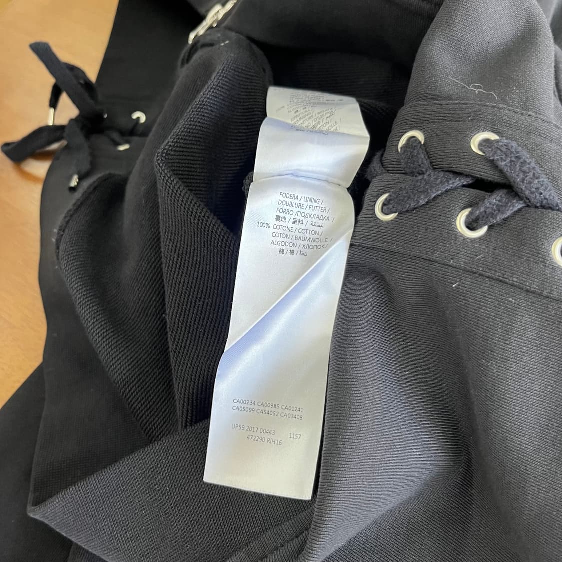 알렉산더맥퀸 롱 후드집업 XXS 상품이미지8