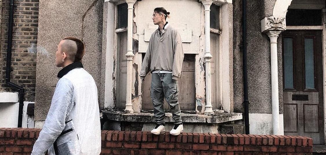 딘 착용 90년도 빈티지 나이키 카키 믹스 베이지 브라운 웜업 상품이미지1