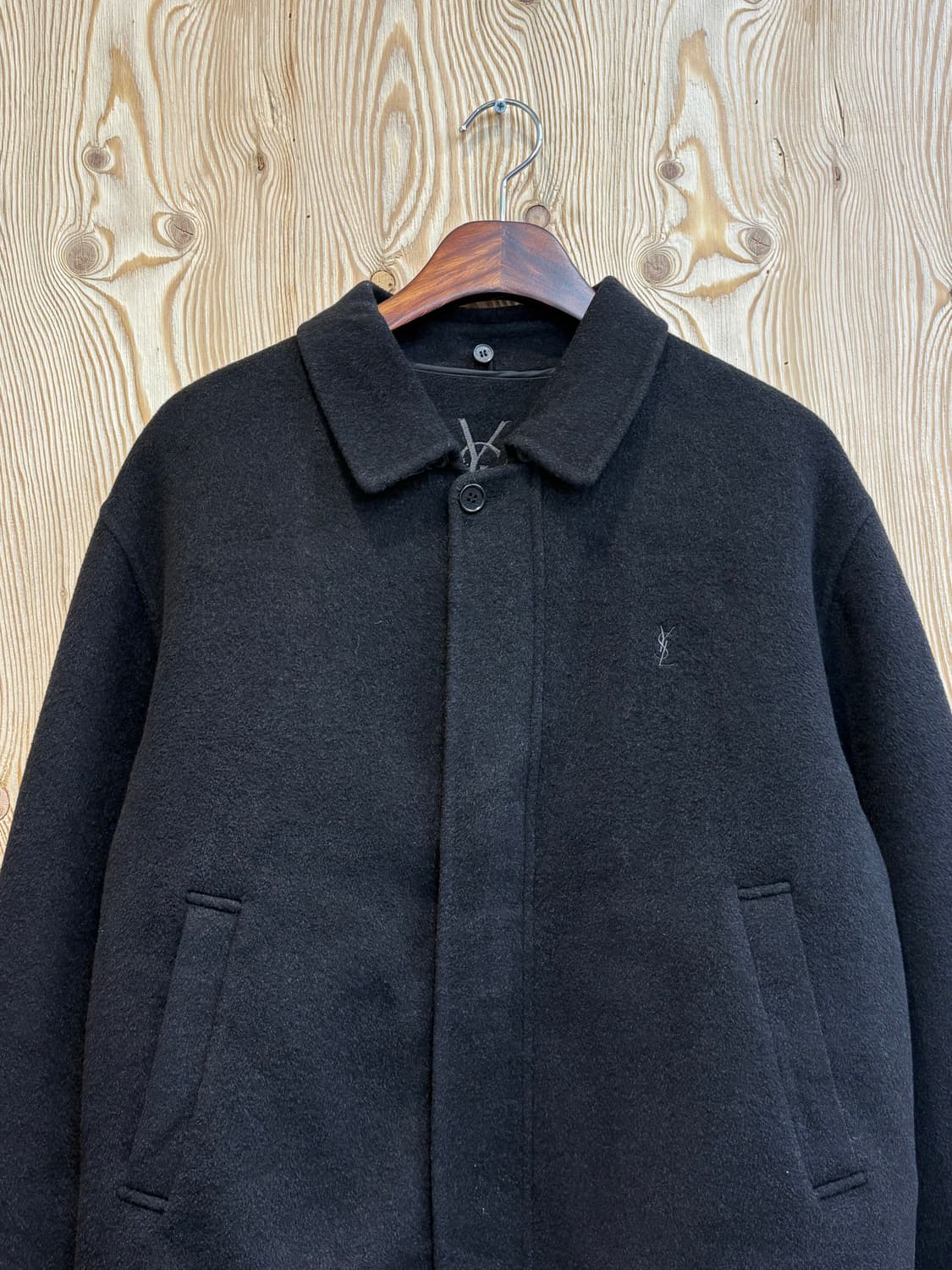 90s 입생로랑 캐시미어 블렌드 울 재킷 상품이미지3