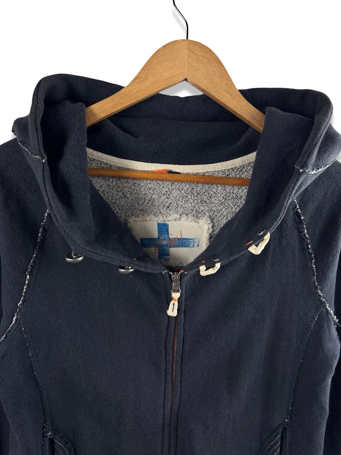 JPN Y2K 그런지 데미지드 후드집업2374 상품이미지3