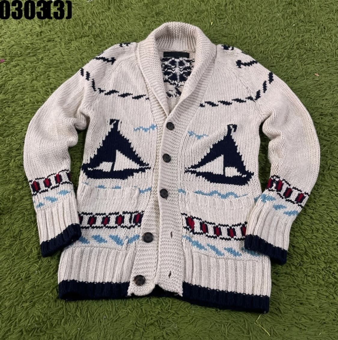 빈티지 코위찬 니트 가디건 상품이미지1