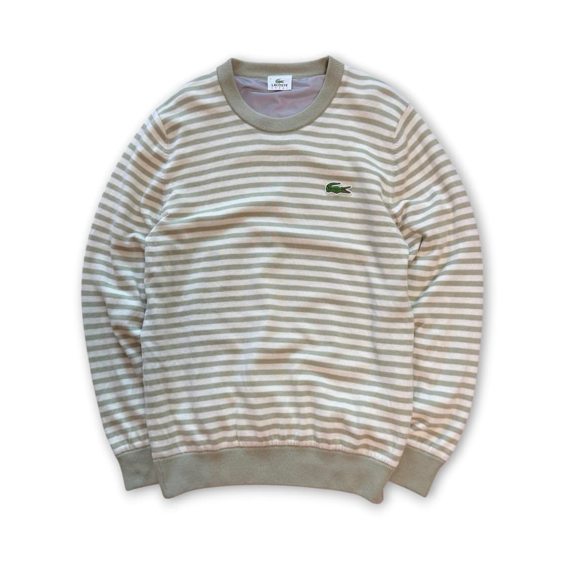 라코스테 스트라이프 니트 스웨터 상품이미지1