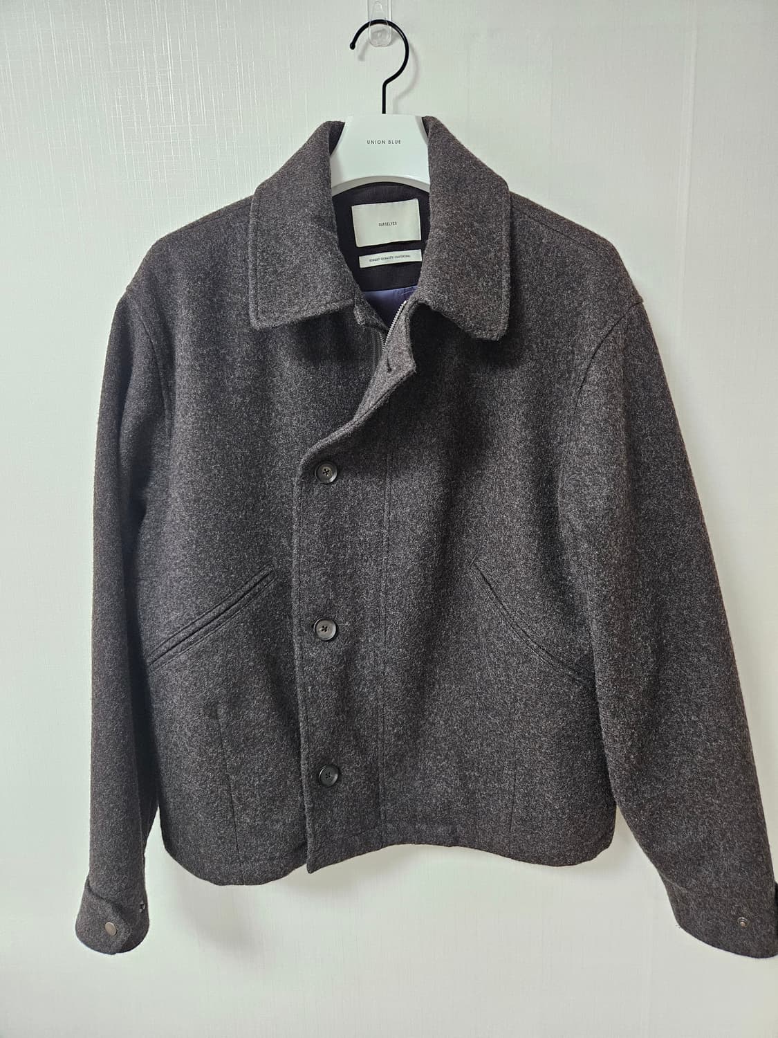 24fw 아워셀브스 멜톤울 mk3 코트 브라운 상품이미지4