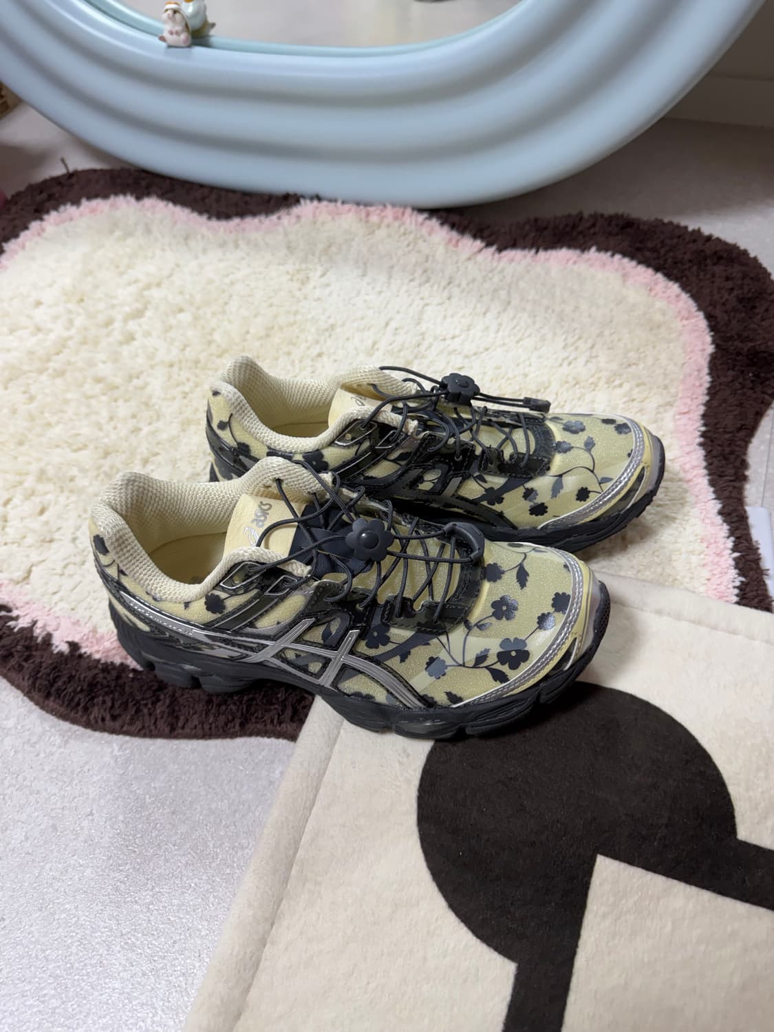 아식스 세실리에 반센 젤-카야노 20 블랙 옐로우 225mm 상품이미지4