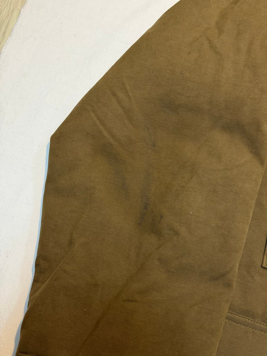 던스트 코듀로이 카라 코튼 헌팅 왁스자켓 카키 브라운 상품이미지6