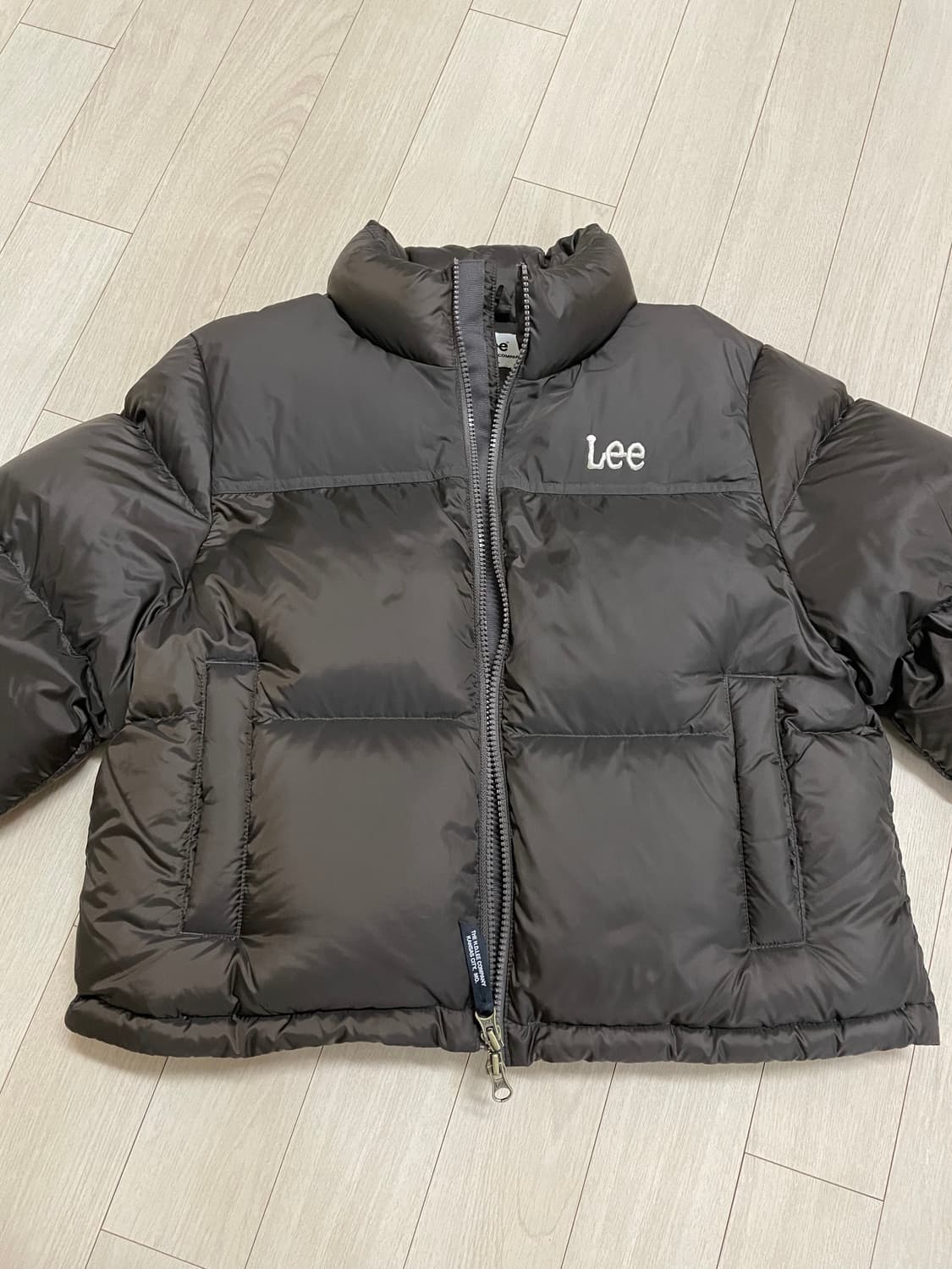 lee 리 우먼 크롭 숏 다운 패딩 M사이즈 상품이미지3