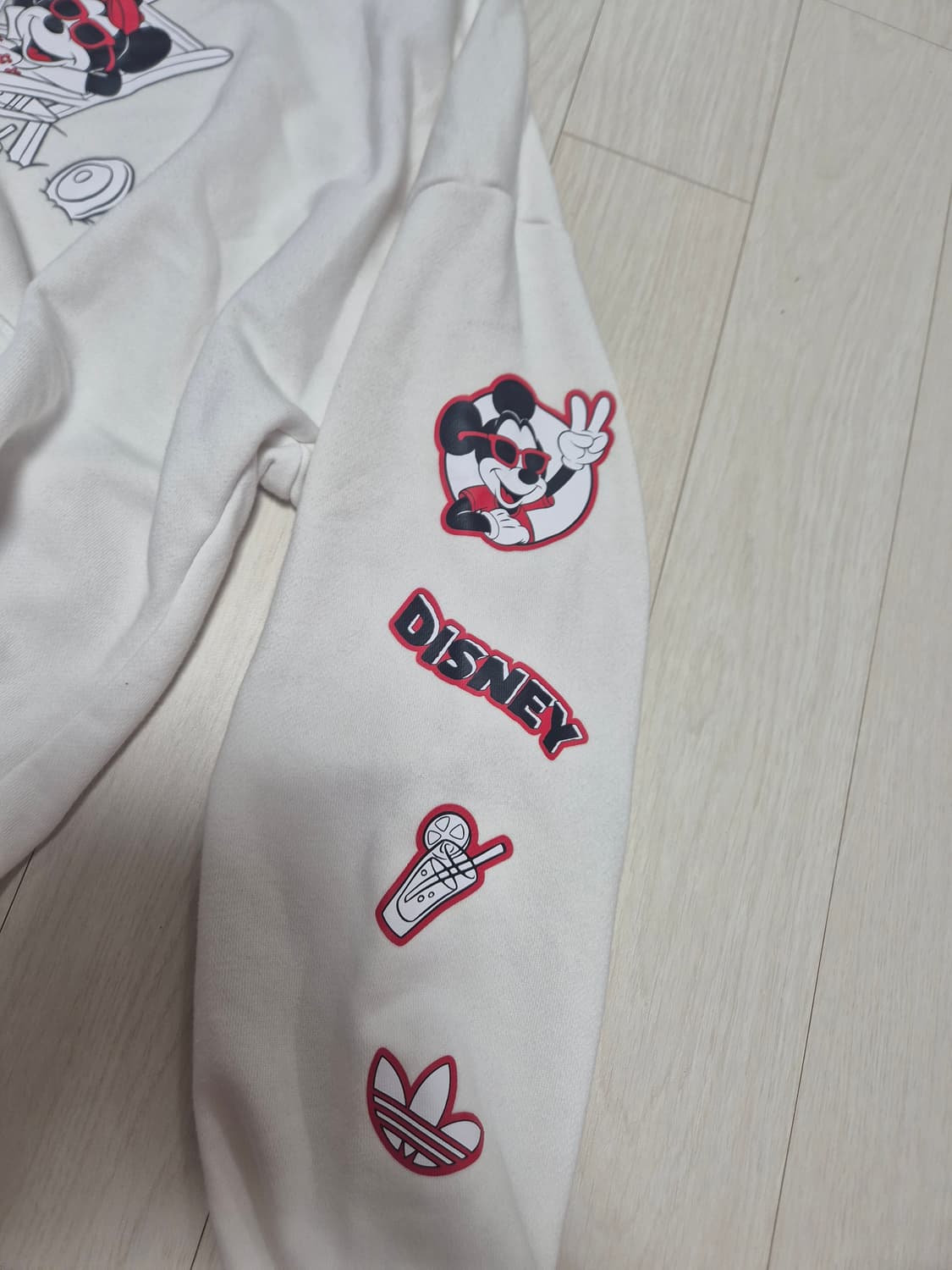 [희귀]❤️아디다스 디즈니 미키마우스 후드티🐭 상품이미지4