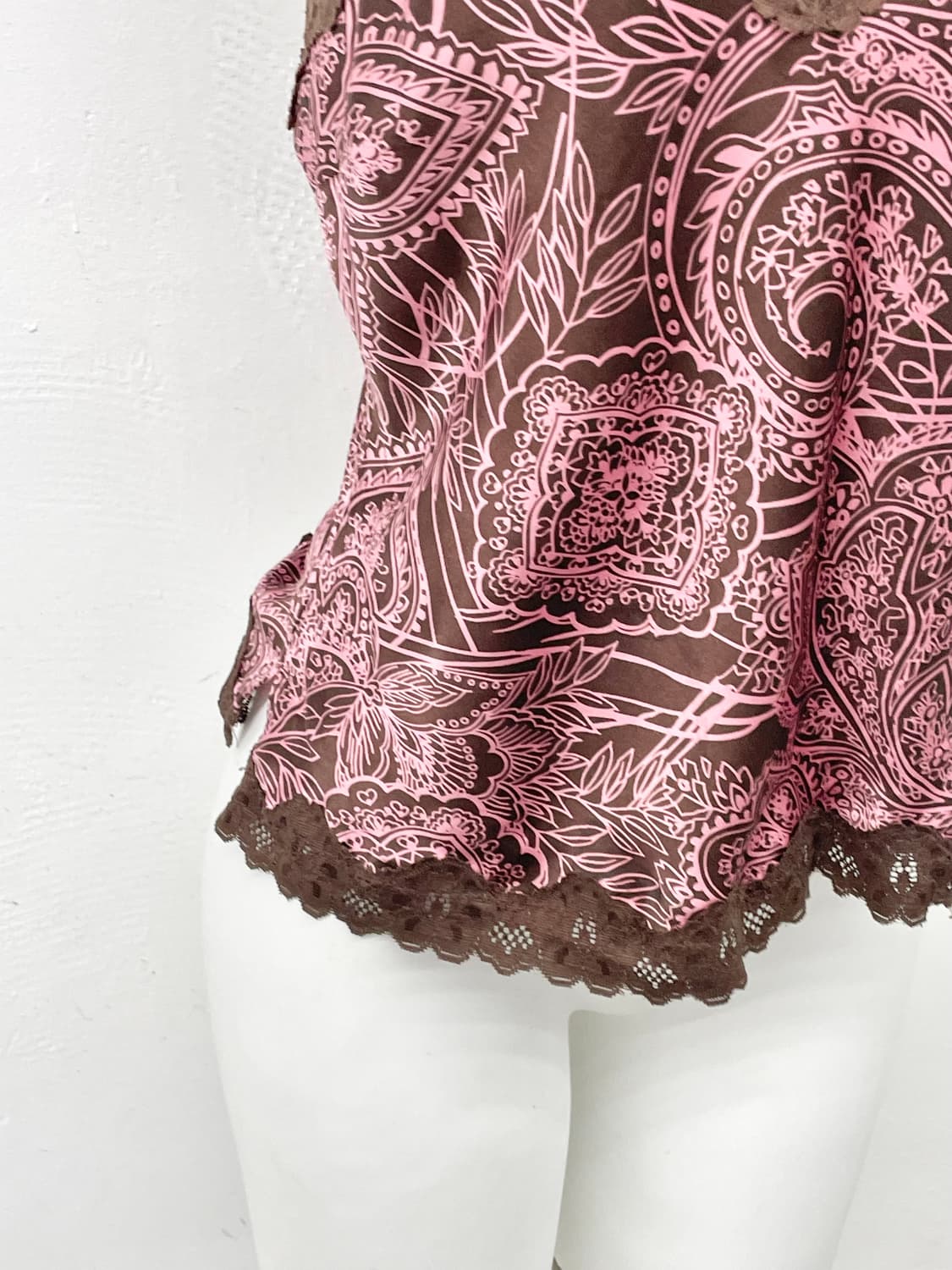 오리엔탈 새틴 레이스 슬립 상품이미지3