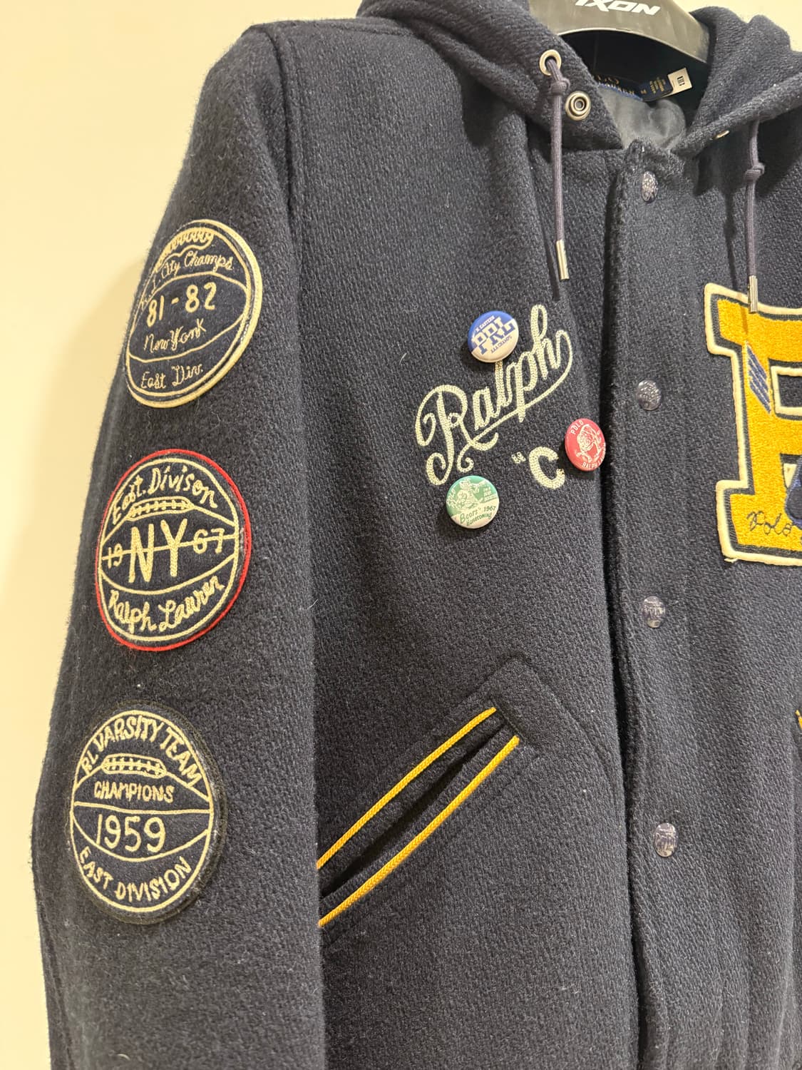 폴로 랄프로렌 울 후드 바시티 스타디움 상품이미지7