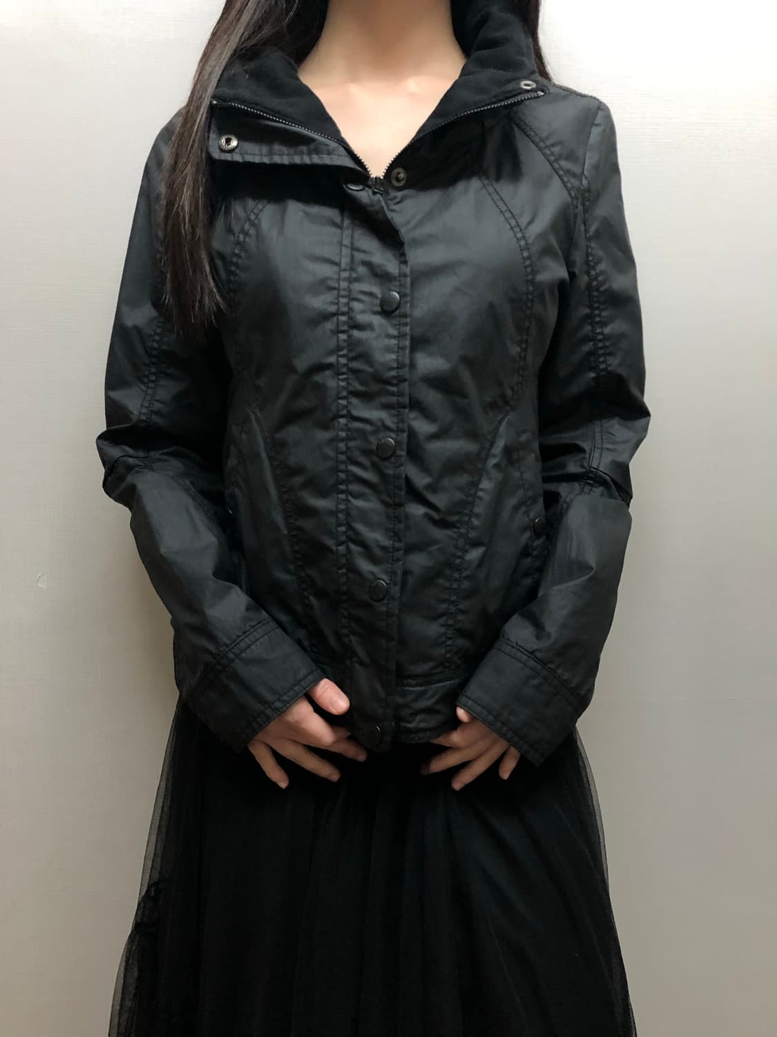 빈티지 게스 블랙 펑크 점퍼 상품이미지7