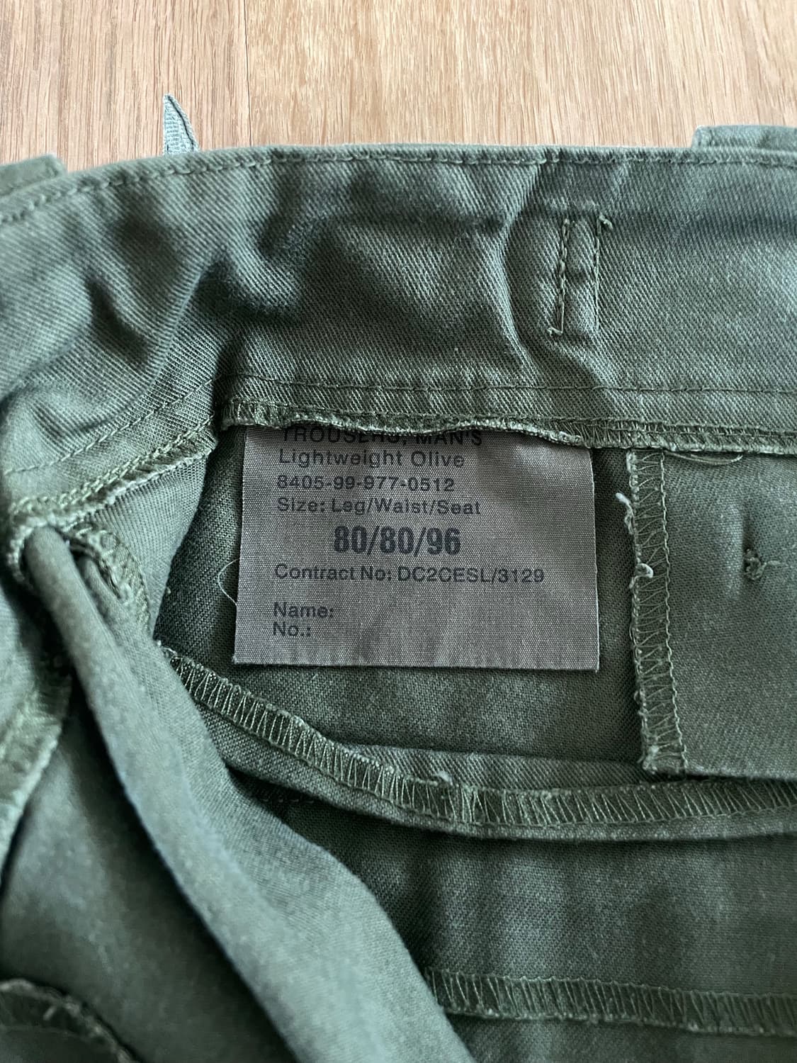 영국군  Lightweight Olive Trousers (30) 상품이미지5
